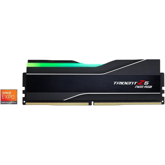 G.SKILL Trident Z Neo Series 64GB 288-Pin PC RAM DDR5 6000 (PC5 48000) Desktop Memory Model F5-6000J3444F64GX1-TZ5NR
