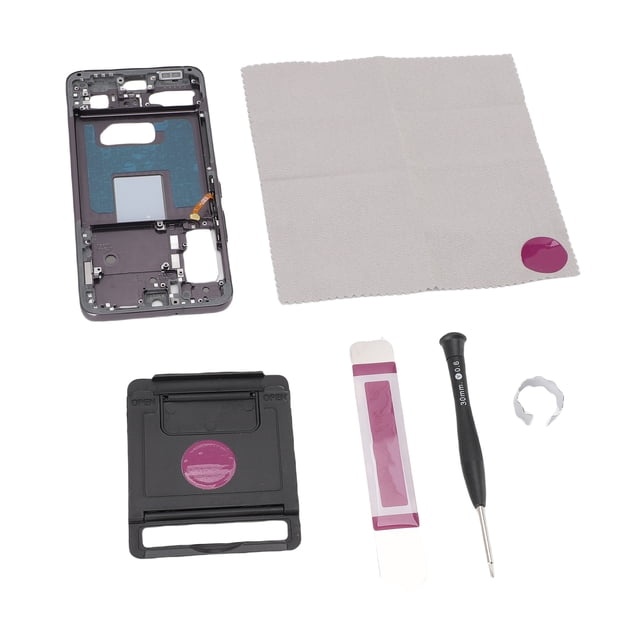 Frame Replacement for S22, Professional LCD Frame Replacement for S22 Metal Practical Easy Installation for Damaged Front Frame Black,Silver,Rose Gold,Green
