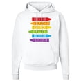 thumbnail image 2 of Inktastic Colored Crayons Adult Hoodie Sweatshirt, 2 of 4