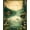 Green Gold Brown, Pattern 3, variant on Design&I 6'x9' Washable Area Rug Fishing Pike And Bass Angler Design With Vintage Tackle Motif for Dining Room, Under Table, Office, Snag-Free