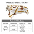 thumbnail image 3 of Zufioo Baseball Sport Print Square Decorative Tablecloth, Wrinkle-resistant, Waterproof and Oil-resistant Tablecloth Coffee Table Cloth, Suitable for Restaurants-54"x54", 3 of 8