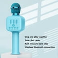 thumbnail image 4 of Karaoke Speakers Bluetooth with Microphone Capacitance Wireless Microphone Bluetooth Speaker All-In- Machine Karaoke Video and Audio Equipment with Rgb Effect Can Be Connected In-S Series, 4 of 9