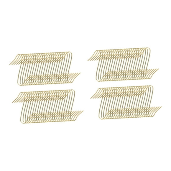 Lipstore 100 Pieces Christmas Ornament Hooks Decor for Festival Valentine's Day Party Gold