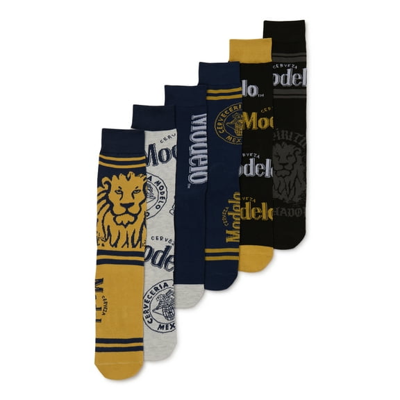 License Modelo Crew Socks, 6-Pack