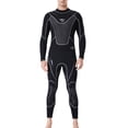 thumbnail image 1 of Naiovety Trajes de neopreno traje de buceo ultrafino de secado rápido para hombres y hombres traje de neopreno pantalones de manga larga protección Deportes acuáticos negro L Naiovety OD003281-03, 1 of 6