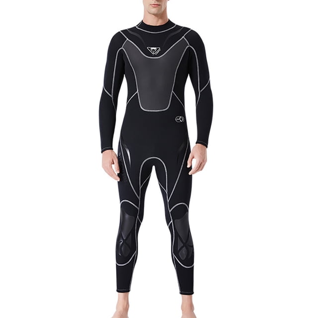 Naiovety Trajes de neopreno traje de buceo ultrafino de secado rápido para hombres y hombres traje de neopreno pantalones de manga larga protección Deportes acuáticos negro L Naiovety OD003281-03