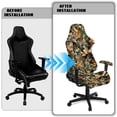 thumbnail image 5 of Uorisanigo Camo Gaming Chair Cover with Armrest Covers Branch Racing Gaming Chair Protector with Elastic Edge Breathable Office Chair Covers Dormitory Accessories, 5 of 8