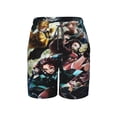 thumbnail image 4 of Demon Slayer Boy'S Swim Trunks Quick Dry Board Shorts Kids Beach Swim Shorts Bathing Suits Swimsuit, 4 of 8