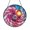 Stained Glass 9.84 Inch, variant on Beautiful Pink Sea Anemone Suncatcher Window Hanging Ornament Glass
