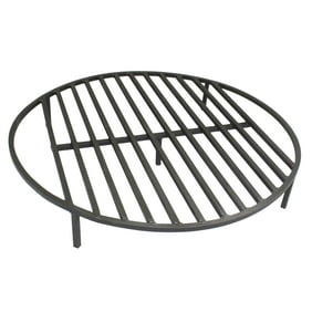 Round Fire Pit Grate 36 Heavy Duty Grill Cooking Campfire Camp