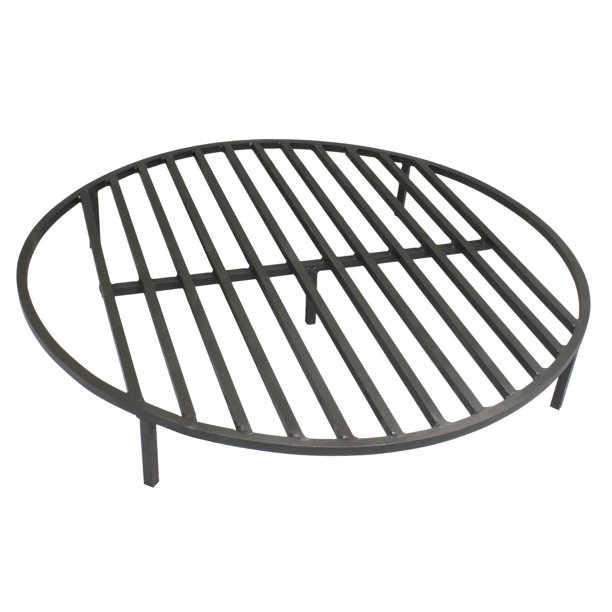 Round Fire Pit Grate 36 Heavy Duty Grill Cooking Campfire Camp Ring 1 2 Steel Walmart Com Walmart Com