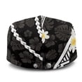 thumbnail image 3 of FUIALDOLG Plumeria Tribal Print Polyester Mens Forward Beret Hat with Lightweight, Adjustable Vintage Flat Cap for Daily Commuting Driving Walking, 3 of 4