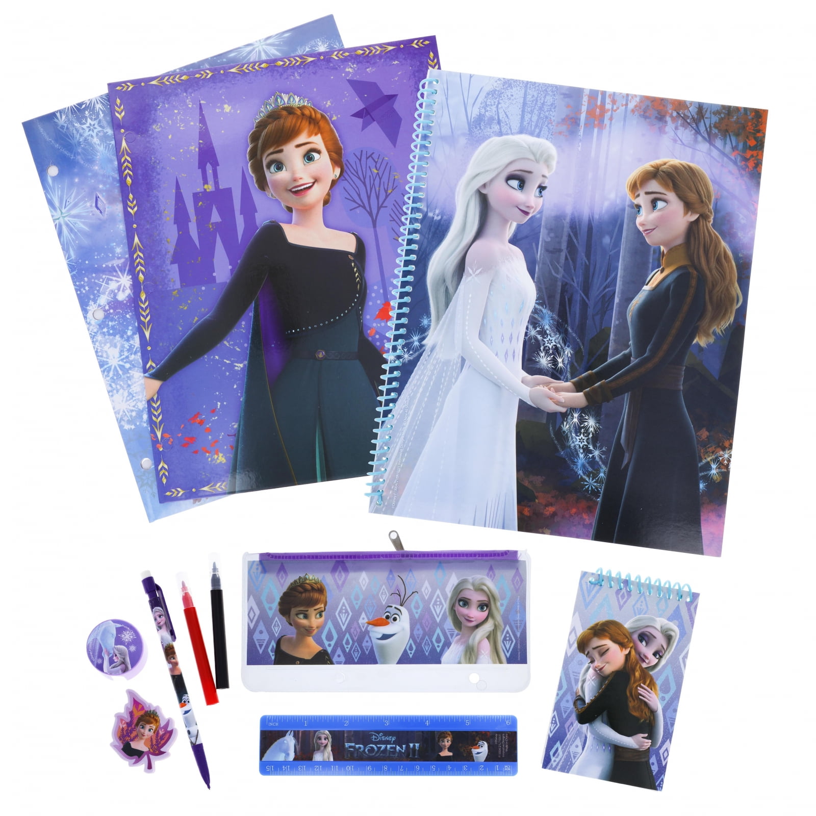 11 Piece Disney Frozen 2 Girls School Supplies Stationery Gift Set