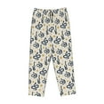 thumbnail image 4 of Naloa Snake Print Women’s Ultra-Soft Comfy Pajama Lounge Pants with Pockets & Drawstring, 4 of 8