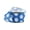 Blue/White, variant on LaRibbons 1 1/2" Wired Ribbon | Pickleball Rackets Blue on White | 10 Yard Roll