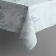 thumbnail image 5 of Floral Square Tablecloth 52x52in(132x132cm) – Waterproof Polyester Printed Table Cover, Wrinkle Resistant & Washable for Kitchen Dining Picnic Party Decor, Thanksgiving,Christmas, Spring,Flower, 5 of 6