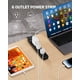 thumbnail image 2 of Protector contra sobretensiones Power Strip DEWENWILS, paquete de 2, cable de 15 pies, 6 enchufes, 2 of 7