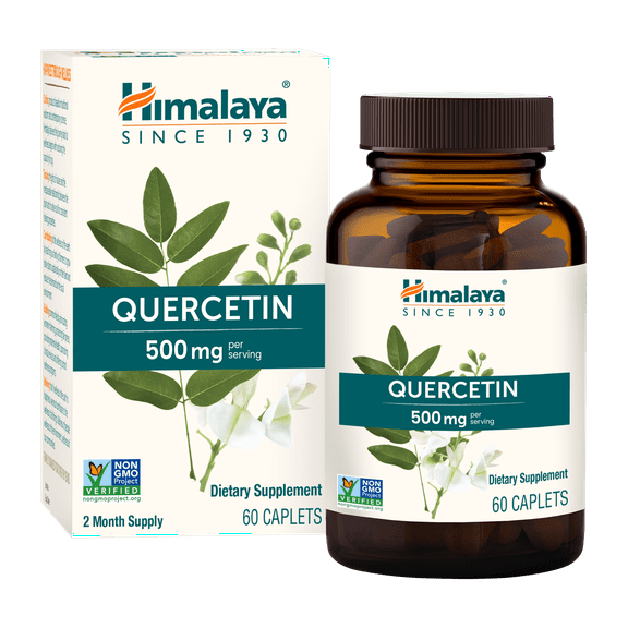 Himalaya Quercetin Supplement Bioflavonoid Support & Daily Wellness, Immune Support, 60 Caplets