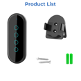 thumbnail image 5 of 2X Smart Home New 433mhz 4 Key Ev1527 Coding Key Remote Control Switch Rf Transmitter Wireless Remote Control Black, 5 of 5