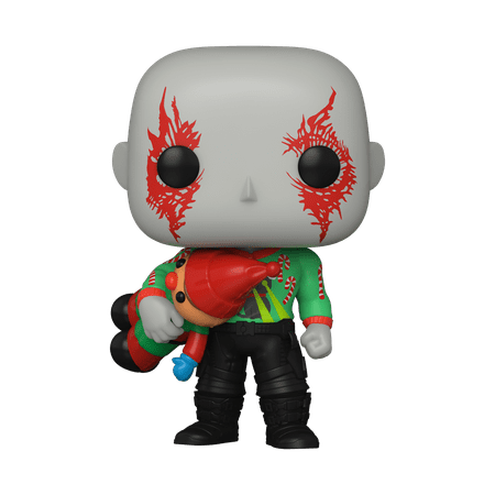 UPC: 0889698643306 | Funko Pop! Marvel: Guardians of the Galaxy Holiday Special – Drax Vinyl Bobblehead