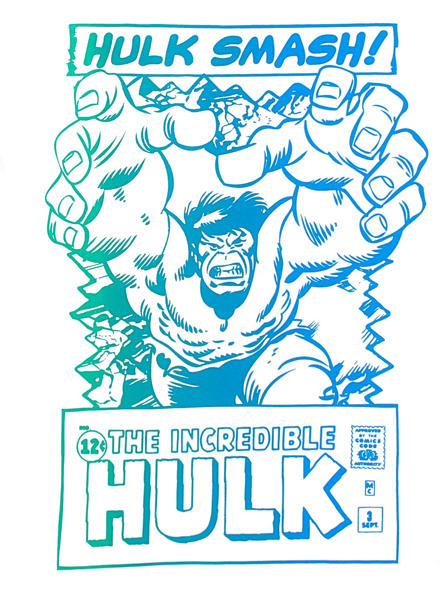 Marvel The Hulk Boys Classic Comic Hulk Smash Graphic T-Shirt, Sizes 4-18