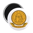 thumbnail image 4 of CafePress - Georgia Seal Magnet - 2.25" Round Magnet, Refrigerator Magnet, Button Magnet Style, 4 of 4