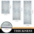 thumbnail image 3 of Kitchen Rugs Sets of 3 Non Slip Washable Kitchen Mats for Floor 3 Piece Set Boho Kitchen Rug Sets Gray Runner Carpets Absorbent for Laundry Room Hallway Sink, 3 of 6