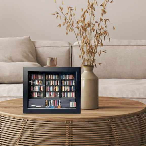 Anxiety Bookshelf Mini Books,Anxiety Bookshelf Shake Your Anxiety,for Home Room Living Room Mini Books