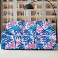 thumbnail image 2 of Xoenoiee Palm Tree Print Recliner Chair Cover High Stretch Jacquard Fabric Recliner Slipcover Waterproof Furniture Protector with Side Pockets, 2 of 7