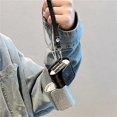 thumbnail image 5 of Compatible with AirPods 1/2 Case, Creative Bling Glitter Mini Handbag Strap Earphone Case for Girls Women Stylish Wireless Earphone Protection Shockproof Cover, 5 of 15