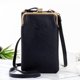 thumbnail image 4 of Monedero cruzado para teléfono móvil práctico Mini multiusos de moda portátil ligero PU cartera de hombro para llaves de tarjeta señoras niñas mujeres Hugo monedero del teléfono, 4 of 9
