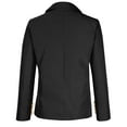 thumbnail image 5 of Lovskoo 2024 Womens Double Breasted Blazer Long Sleeve Peak Lapel Blazers Button Front Jacket with Pockets Black, 5 of 7