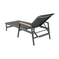 thumbnail image 5 of GDF Studio Joy Outdoor Aluminum Adjustable Chaise Lounges, Set of 2, Black Mesh, 5 of 6