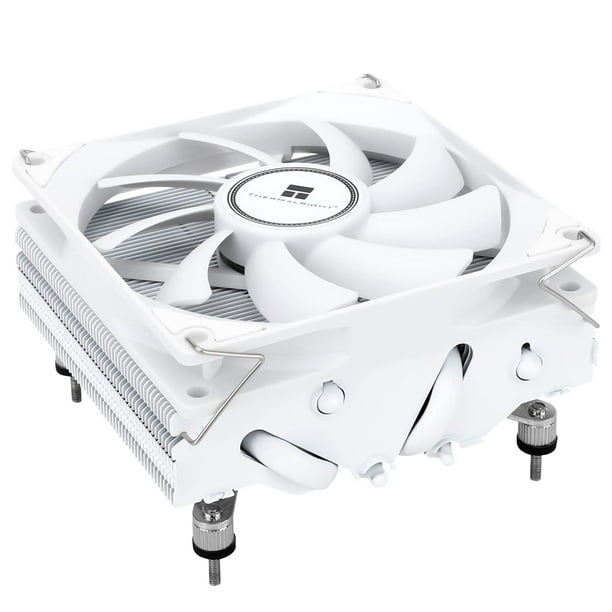 AXP90 X47 White Low Profile CPU Air Cooler with 92mm Slim PWM Fan