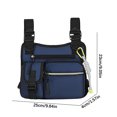 thumbnail image 2 of Miogawg Outdoor Sports Chest Bag For Men, Travel Chest Pack, Running Pack Vest With Phone Holder, Water Resistant Running Vest For Workouts, Cycling & Hiking, 2 of 3