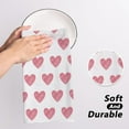 thumbnail image 4 of Valentines Day Kitchen Towels Set of 2, 18x26 Inch Valentines Day Dish Towels Sweet Heart Valentines Day Decor Hand Towels Seasonal Decorations for Home Drying Dishcloth, 4 of 6