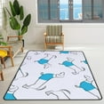 thumbnail image 3 of Crawling Indoor Carpet Play Mat Blue Dachshunds for Living Room Bedroom Educational Nursery Floor Mat Area Rugs 80x58in, 3 of 6