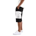 thumbnail image 4 of GrmtClth Cargo Shorts for Men Relaxed Fit Hiking Shorts Below Knee Elastic Waist Workout Shorts Outdoor Lightweight Athletic Shorts with Flap Pocket White 3XL, 4 of 5