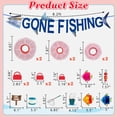 thumbnail image 3 of Pancarta Renbuzhu Gone Fishing para fiesta, 2,5 m, con faroles, 3 of 7