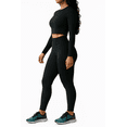 thumbnail image 1 of LEGGIN MUJER TIRO ALTO PARA TENIS, YOGA, FIT, GOLF, GYM, GIMNASIA, ATLETISMO, SENDERISMO, ACTIVIDADES AL AIRE LIBRE, COLOR NEGRO (NO TRANSPARENTA), 1 of 6