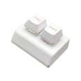 thumbnail image 3 of Teclado de 2 teclas Hotswap Teclado de una mano Teclado programable de 2 teclas Mini teclado USB para programación de control de Blanco Hugo Mini teclado, 3 of 10