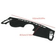 thumbnail image 3 of Dash Cover Dashboard Mat Pad for KIA Soul 2010-2013 Dashboard Mat Sun Shade Carpet, Black, 3 of 11