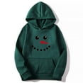 thumbnail image 5 of Hommes Décontracté Imprimé de Noël Pull à Manches Longues Sweat à Capuche, 5 of 5
