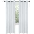thumbnail image 5 of ZOPZO Thermal Insulated Blackout Curtain, Light Blocking, Star White, 42W x 84L Inch, 1 Panel, Curtains and Drapes for Bedroom or Living Room, 5 of 7