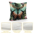 thumbnail image 4 of BCIIG Tropical Flowers Butterfies Pillows Cover Nordic Style Throw Pillow Covers Moon Phase Pillowcase Cushion Case BohTropical Leaves Pillow for Couch Sofa Home Office Butterfly Gift 12x12in, 4 of 5