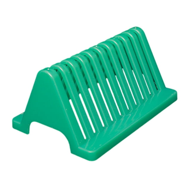 Colaxi Microscope Slides Storage Rack Glass Slide Holder Practical Sturdy Wear Resistant Sample Slide Storage Shelf for Professional , Green