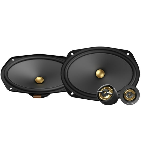 Altavoces de audio para coche Pioneer TS-A6901C, componente de 2 vías