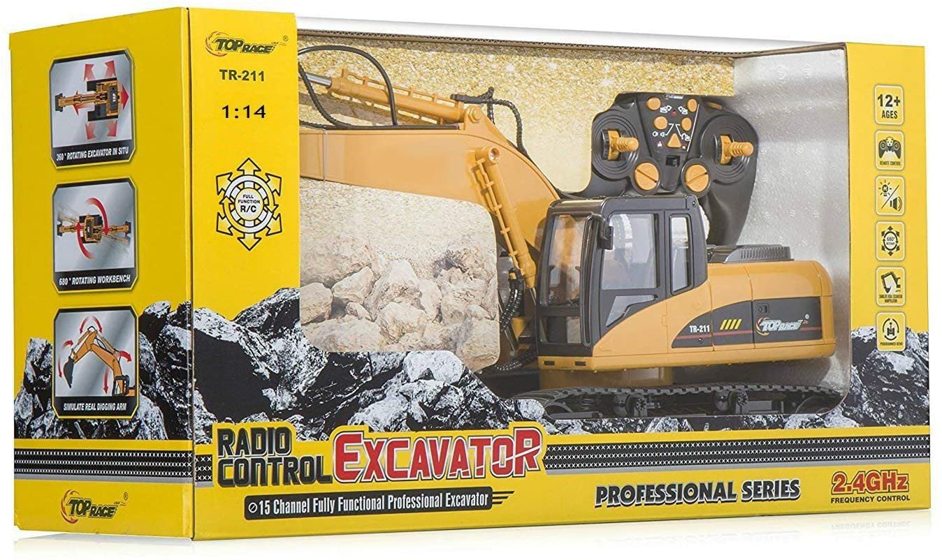 for sale online Top Race 15 Channel RC Excavator TR-211 