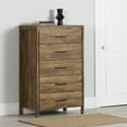 thumbnail image 1 of South Shore Gravity 5-Drawer Chest for Adult, in Natural Mango, 1 of 13