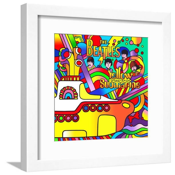 Yellow Submarine Framed Print Wall Art By Howie Green
